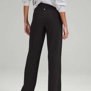 Lululemon Align High-Rise Wide-Leg Pant Black Yoga Pockets W5EGZS Size 6 SHORT